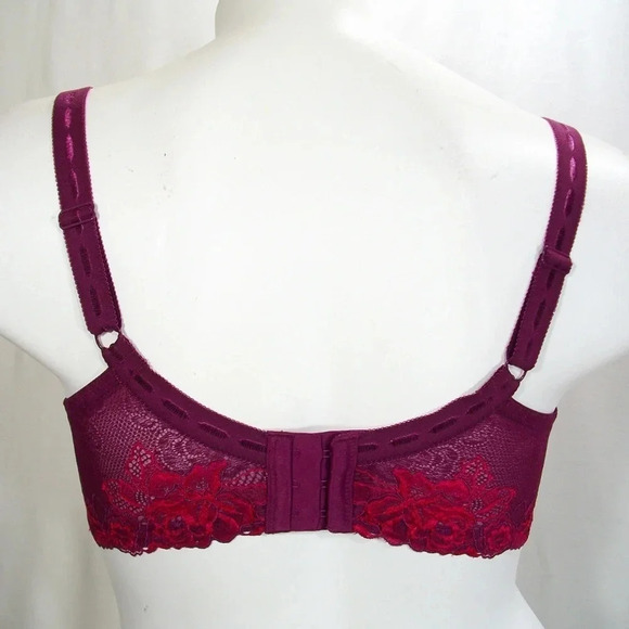 36D Paramour by Felina Madison UW Bra Grape Wine NWT - Picture 7 of 11